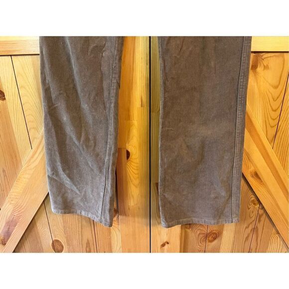 Indigo Rising Corduroy Brown High Rise Pants Flare Bootcut Retro Size 13/31 nwt - Picture 2 of 8